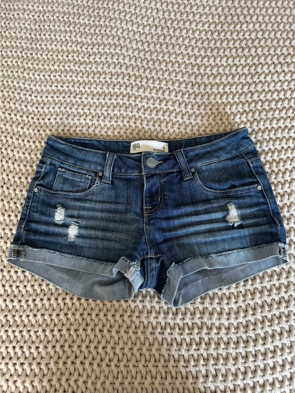 Vintage Low Rise Denim Shorts